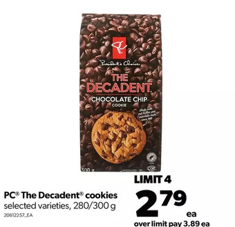 Real Canadian Superstore Pc the decadent cookies offer
