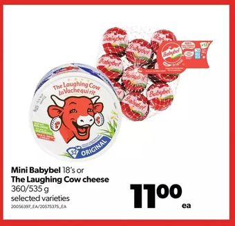Real Canadian Superstore Mini babybel or the laughing cow cheese offer