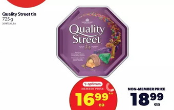 Real Canadian Superstore Quality street tin offer