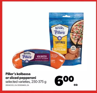 Real Canadian Superstore Piller's kolbassa or sliced pepperoni offer