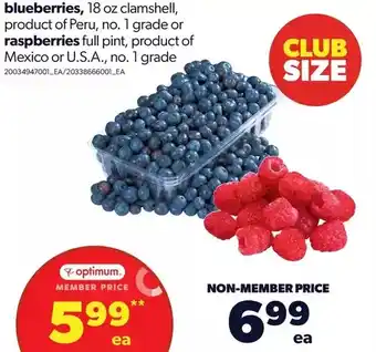 Real Canadian Superstore Blueberries or raspberries offer