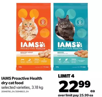 Real Canadian Superstore Iams proactive health dry cat food offer