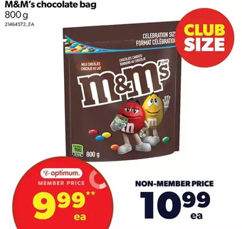 Real Canadian Superstore M&m's chocolate bag offer