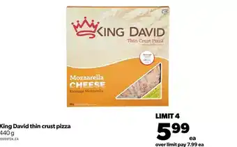 Real Canadian Superstore King david thin crust pizza offer