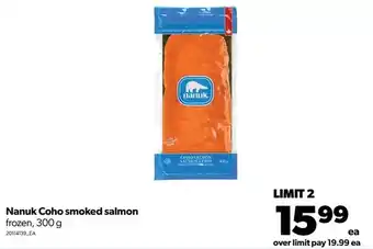 Real Canadian Superstore Nanuk coho smoked salmon offer
