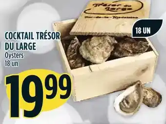 Marché Adonis Cocktail trésor du large oysters offer