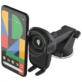 Best Buy Iottie easy one touch 2 wireless fast charing universal dash & windshield mount - black offer