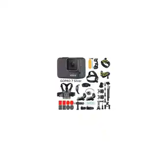 Best Buy Gopro hero7 silver diving waterproof digital action camera with touch screen 4k hd video 10mp photos motorcycle camera with 3 offer