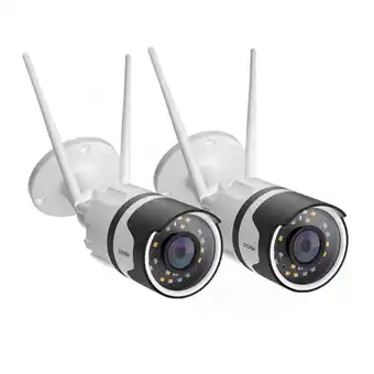 Best Buy Zosi 3mp wifi outdoor home ip security camera white with spotlight, 2-way audio, day night vision, human detection, remote ac offer