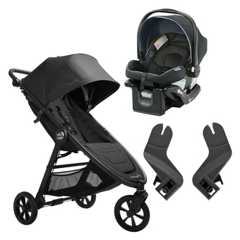 Best Buy Mini kit 100, baby jogger city min gt2 + infant car seat ontario + car seat adaptor, black offer