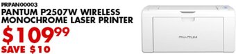 Pantum P2507W Wireless Monochrome Laser Printer