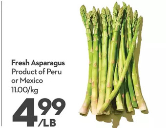 Longo's Fresh asparagus offer