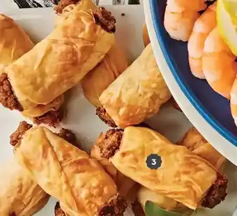 Longo's Longo's ground beef with sauteed onion mini phyllo rolls offer