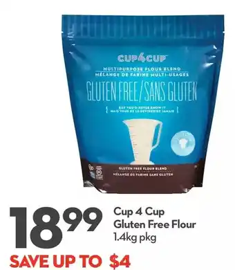 Longo's Cup 4 cup gluten free flour offer