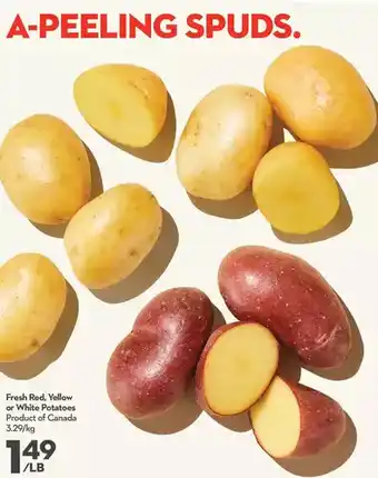Longo's Fresh red, yellow or white potatoes offer