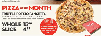 Longo's Truffle potato pancetta offer