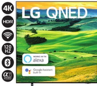 Leon's Lg 65" 4k qned 120hz smart tv with thinq ai® - 65qned80uqa offer