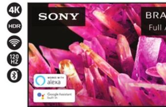 Leon's Sony 65" bravia xr 4k 120hz hdr full array led google tv - xr65x90k offer
