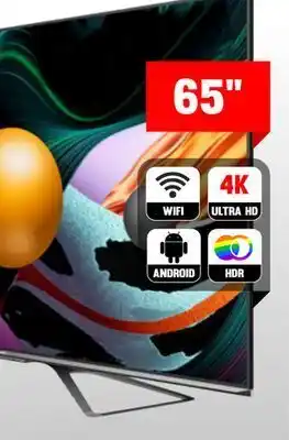 Factory Direct Hisense 65" 4k premium uled quantum android tv offer