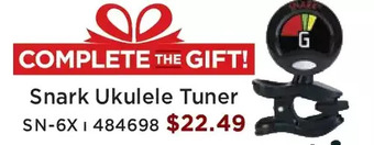 Long & McQuade Snark ukulele tuner offer