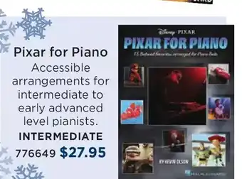 Long & McQuade Pixar for piano offer