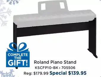 Long & McQuade Roland piano stand offer