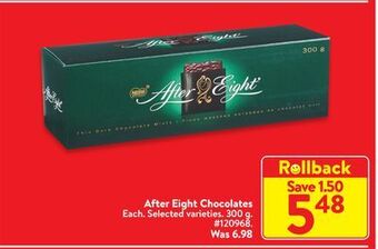 Walmart After eight chocolates offer