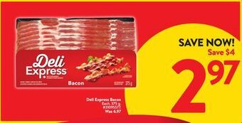 Walmart Deli express bacon offer