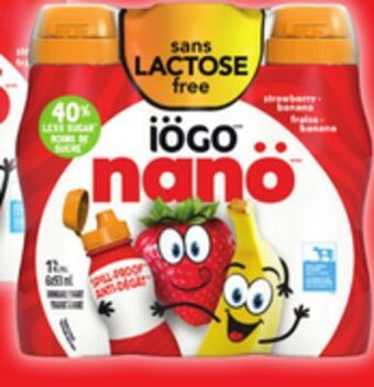 Walmart Iögo nanö drinkable yogurt offer