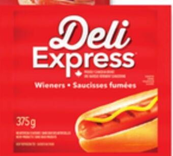 Walmart Deli express wieners 375 g offer