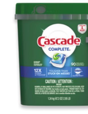 Walmart Cascade dishwasher tabs offer