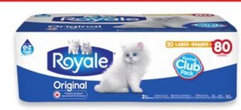 Walmart Royale original or velour bathroom tissue offer