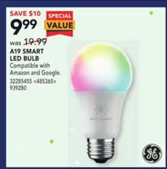 Lowe's Ge a19 smart led bulb offer