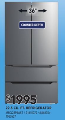 Lowe's Midea 22.5 cu. ft. refrigerator offer