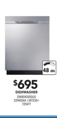 Lowe's Lg dishwasher offer