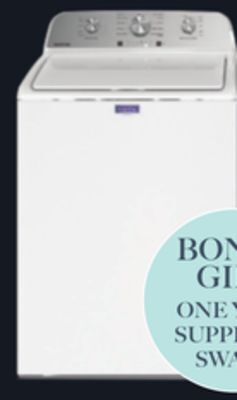 Lowe's Maytag top-load washer, 5.2 cu. ft. offer