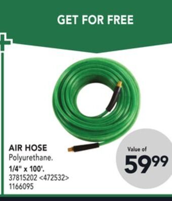Lowe's Metabo hpt air hose offer