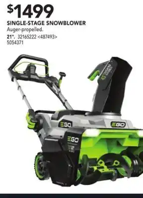 Lowe's Ego 2-stage deluxe snowblower, 21" offer