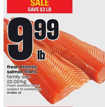 Loblaws Fresh atlantic salmon fillets offer
