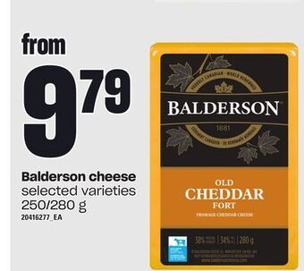 Loblaws Balderson cheese, 250/280 g offer