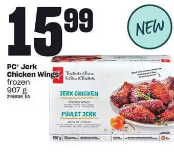 Loblaws Pc® jerk chicken wings, 907 g offer