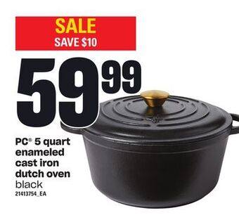 Loblaws Pc® 5 quart enameled cast iron dutch oven offer