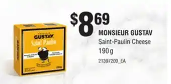 Loblaws Monsieur gustav saint-paulin cheese, 190 g offer