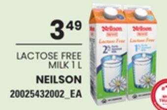 Loblaws Neilson lactose free milk, 1 l offer