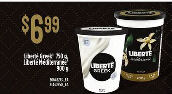 Loblaws Liberté greek® 750 g, liberté méditerranée® 900 g offer