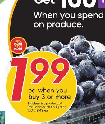 Sobeys Blueberries offer