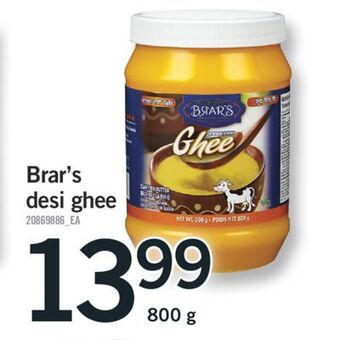 Fortinos Brar's desi ghee, 800 g offer