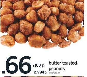 Fortinos Butter toasted peanuts offer