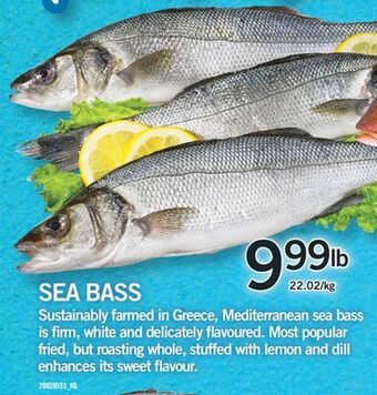 Fortinos Sea bass offer