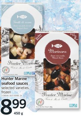 Fortinos Hunter marine seafood sauces, 450 g offer